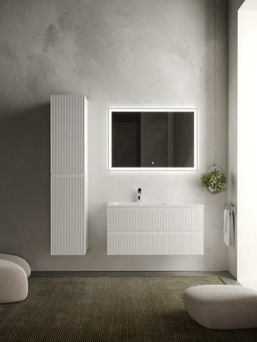 Тумба под раковину Sancos SNOB R SNR100LW 99,5х44,5х50 настенная - фото 2